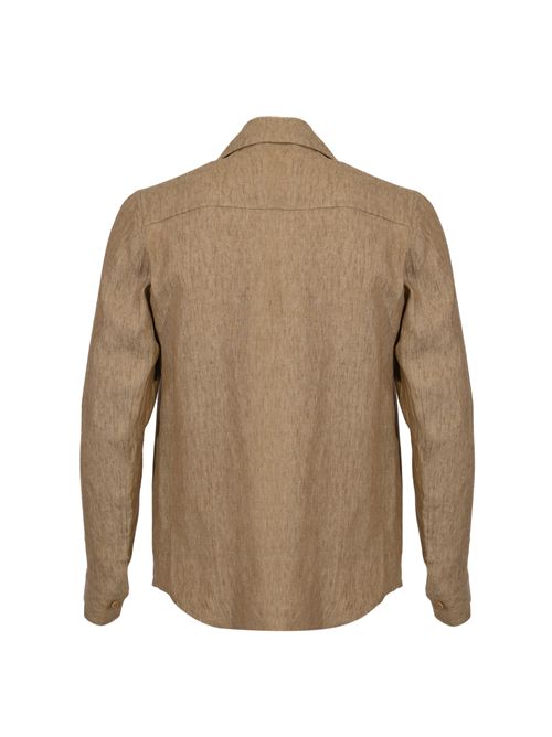 Giacca John in lino Tabacco BRIGLIA | JOHN 30011800073